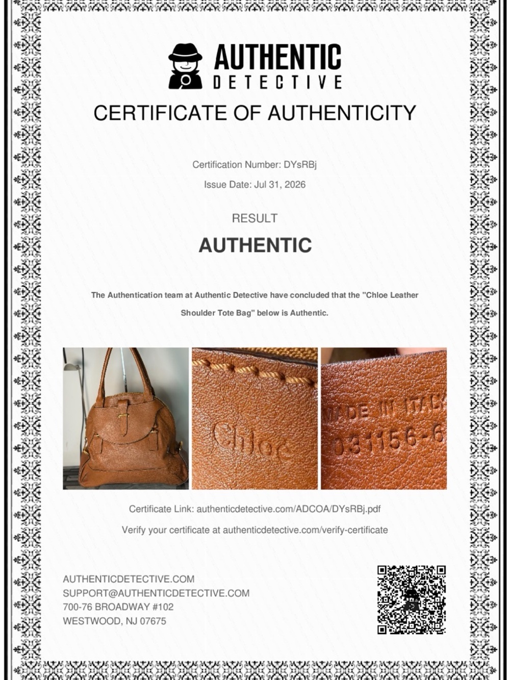 Chloé Georgia Dome Bag Cognac Brown Leather Shoulder Tote - Picture 16 of 16